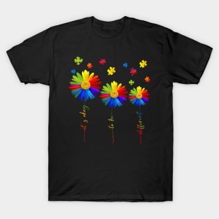 Daisy It's Ok To Be Different Autism Awareness T-Shirt